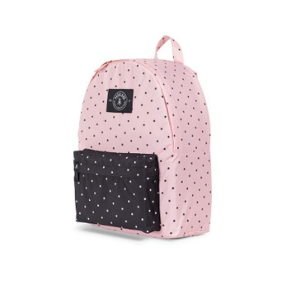 NWT Parkland Franco Polka Dots Quartz Pink/Black Backpack